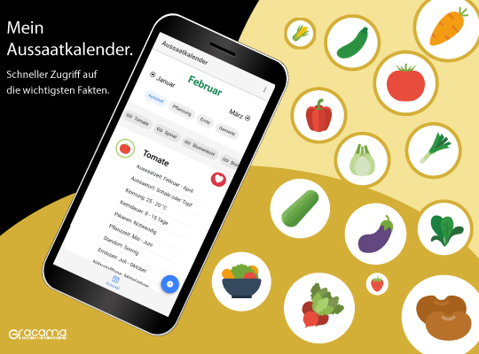 App - GRACAMA - Mein Aussaatkalender